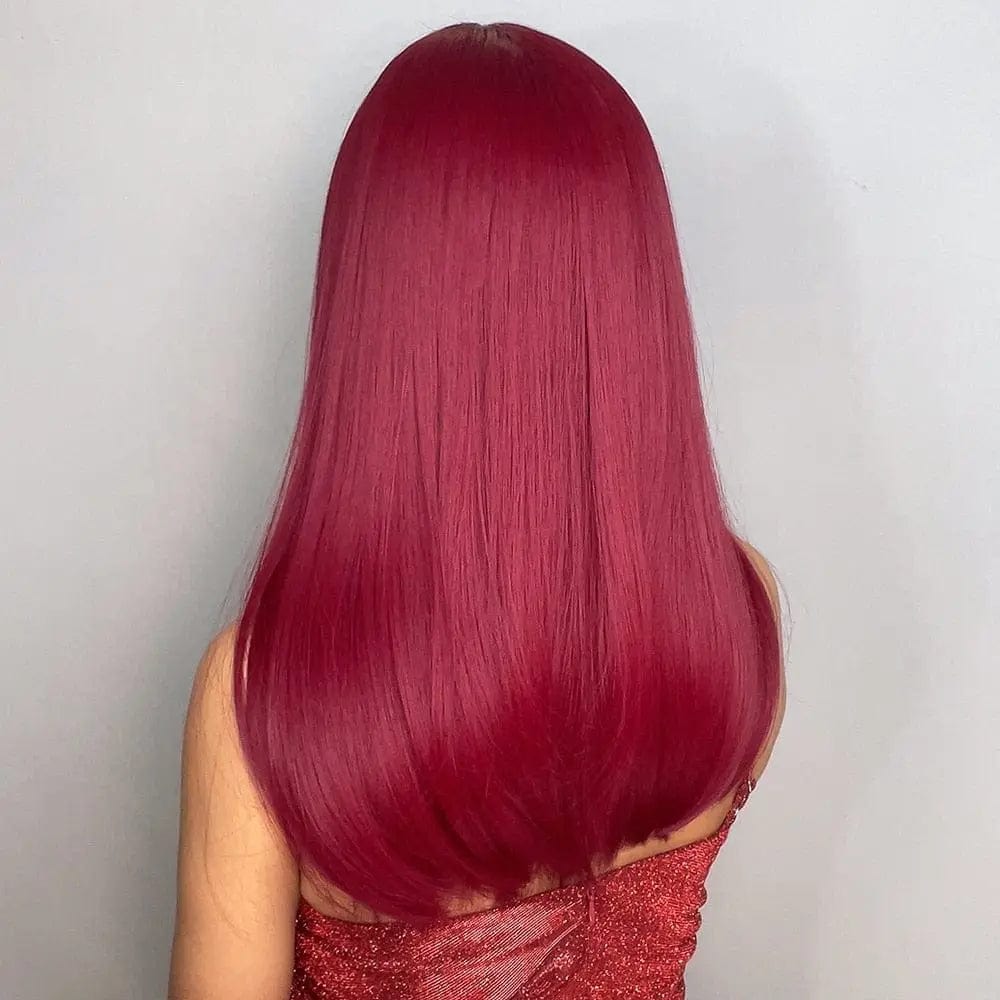 Perruque Synthétique Rouge Longue - Xiomara - Perruque Femme