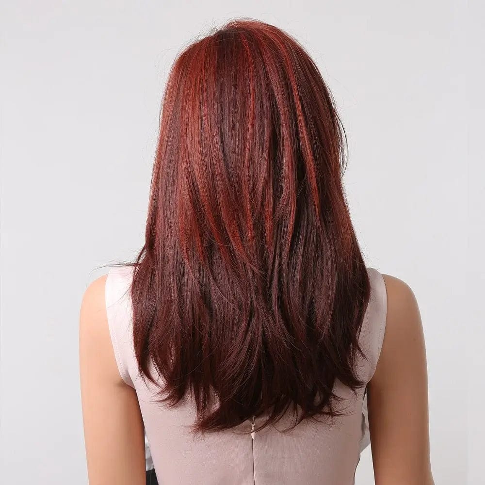 Perruque Synthétique Rouge Longue - Ysadora - Perruque Femme