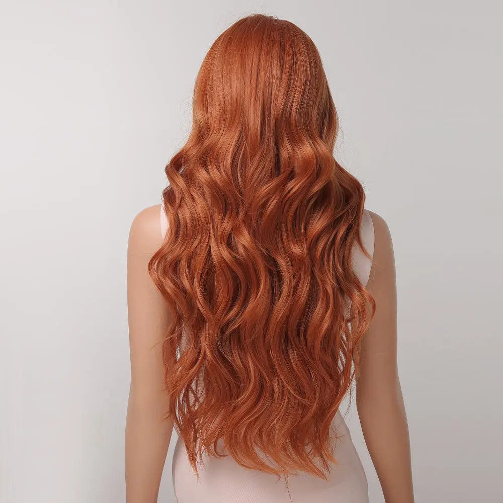 Perruque Synthétique Rousse Bouclée Longue - Odile - Perruque Femme