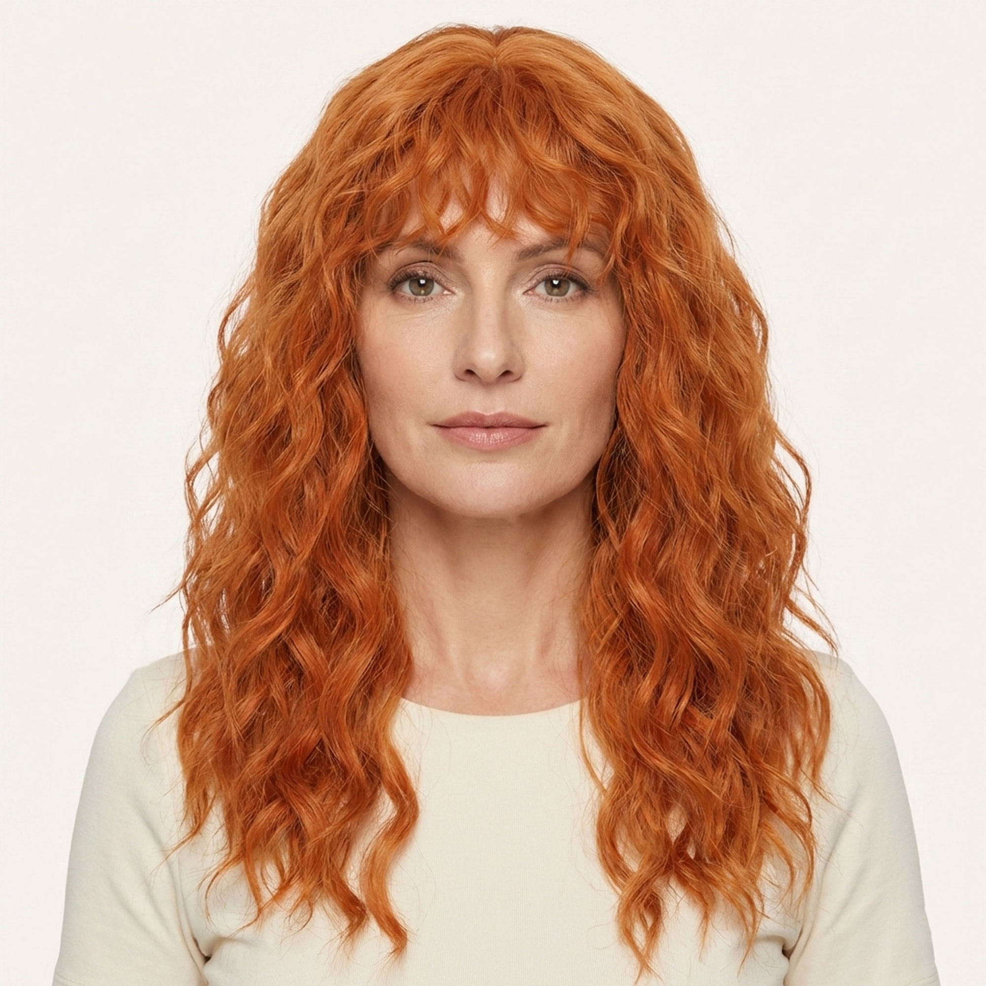 Perruque Synthétique Rousse Longue - Zahra