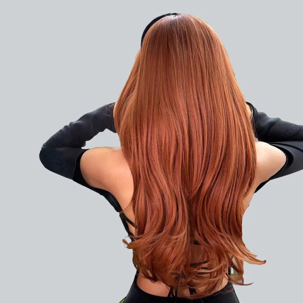 Perruque Synthétique Rousse Longue - Claribel - Perruque Femme