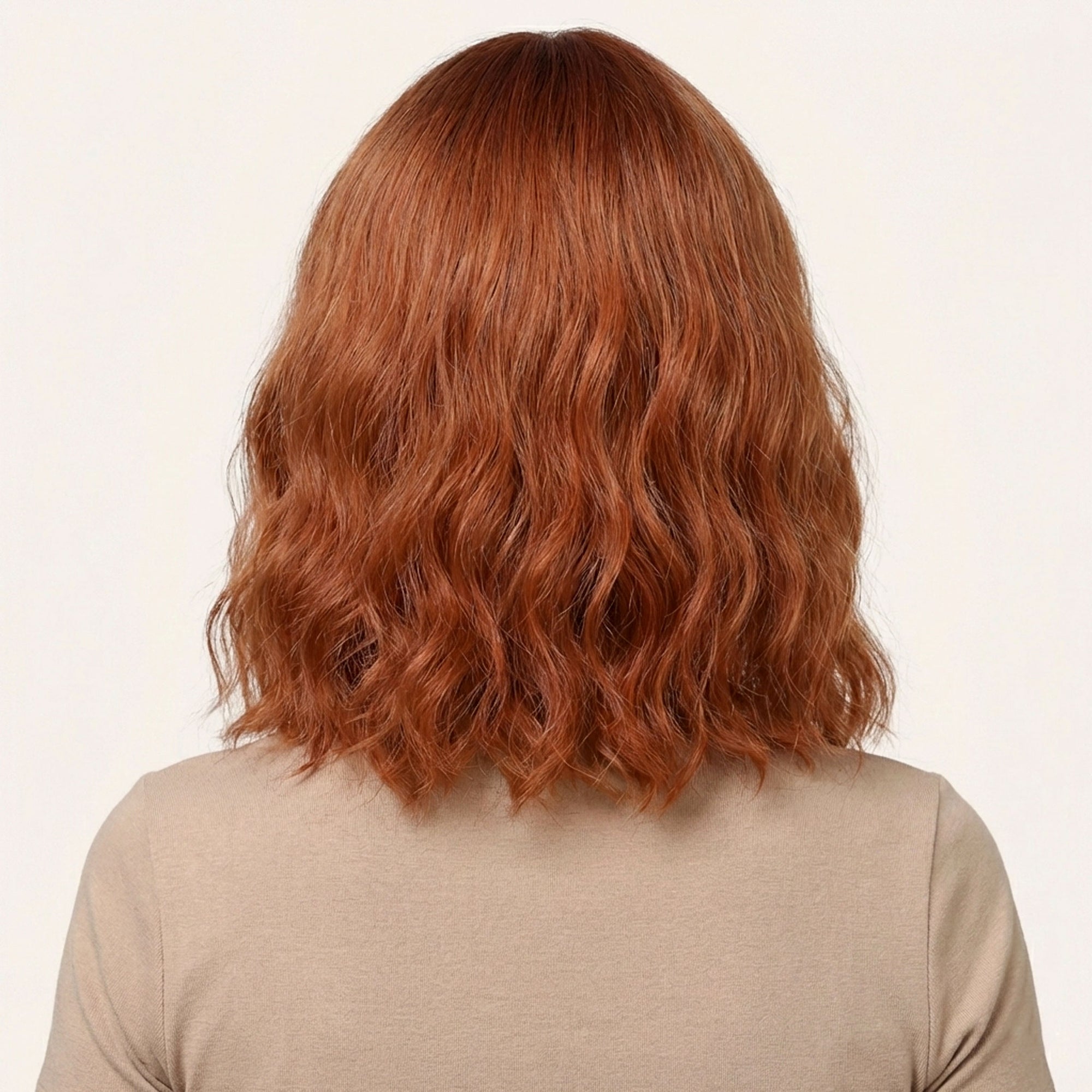 Perruque Synthétique Rousse Mi-Longue - Noémie