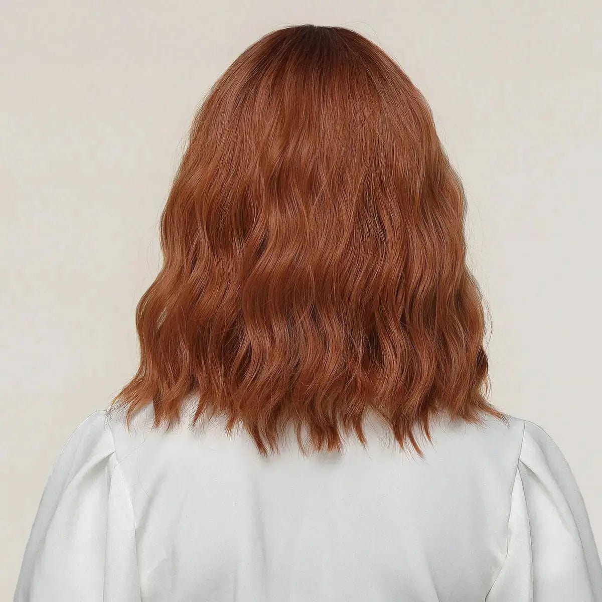 Perruque Synthétique Rousse Mi-Longue - Noémie - Perruque Femme