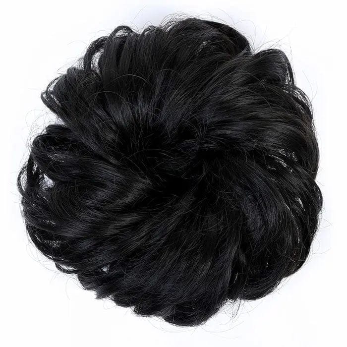 Postiche Chignon Noir - Perruque Femme