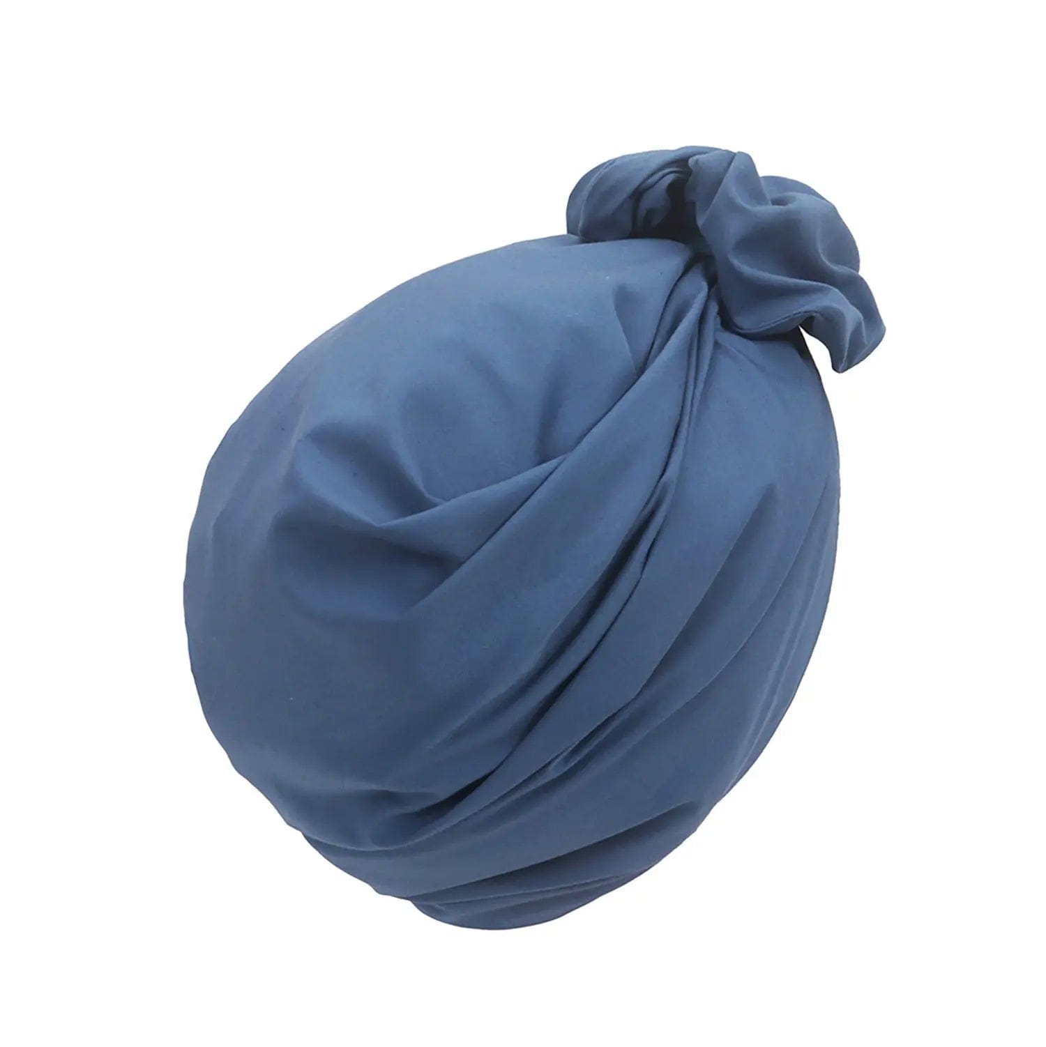 Turban Bouclé Bleu - Perruque Femme