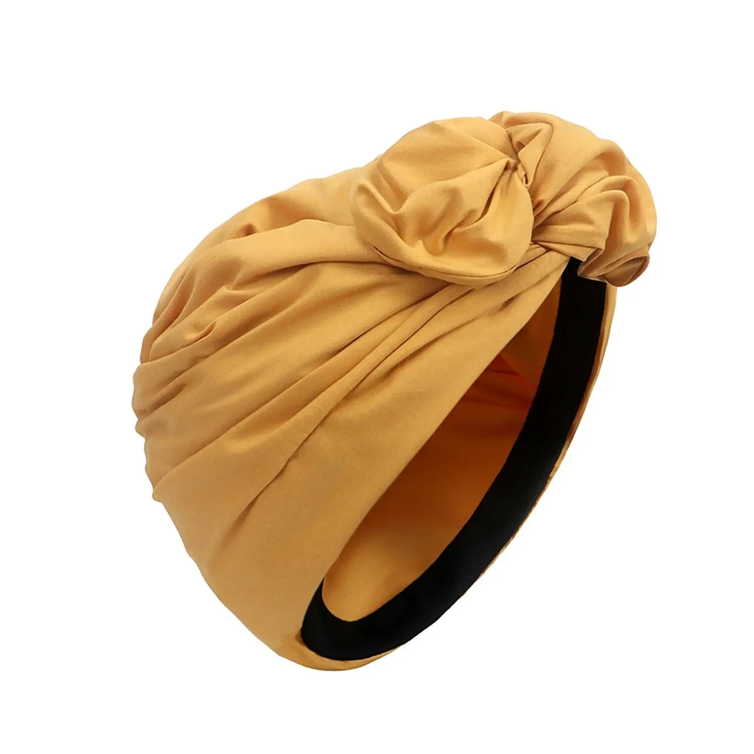 Turban Bouclé Jaune - Perruque Femme