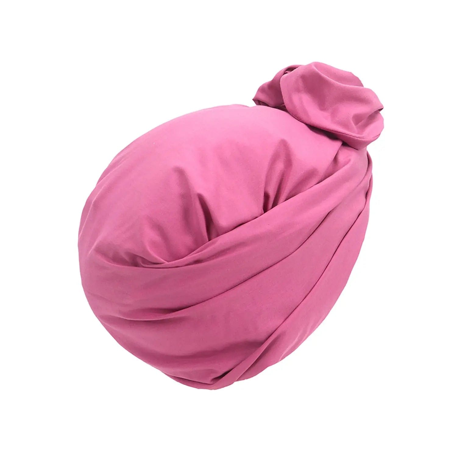 Turban Bouclé Rose - Perruque Femme