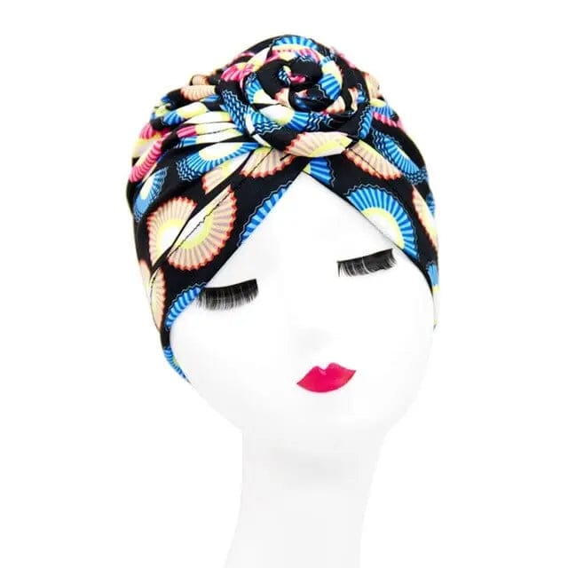 Turban Coton Coquillage - Perruque Femme