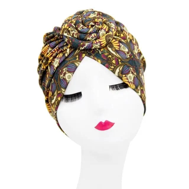 Turban Coton Or - Perruque Femme