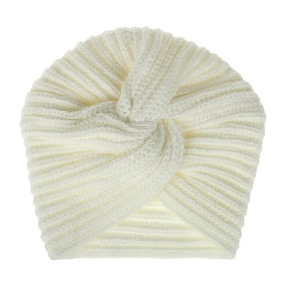 Turban D'hiver Blanc - Perruque Femme