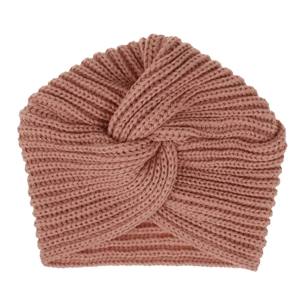 Turban D'hiver Rose - Perruque Femme