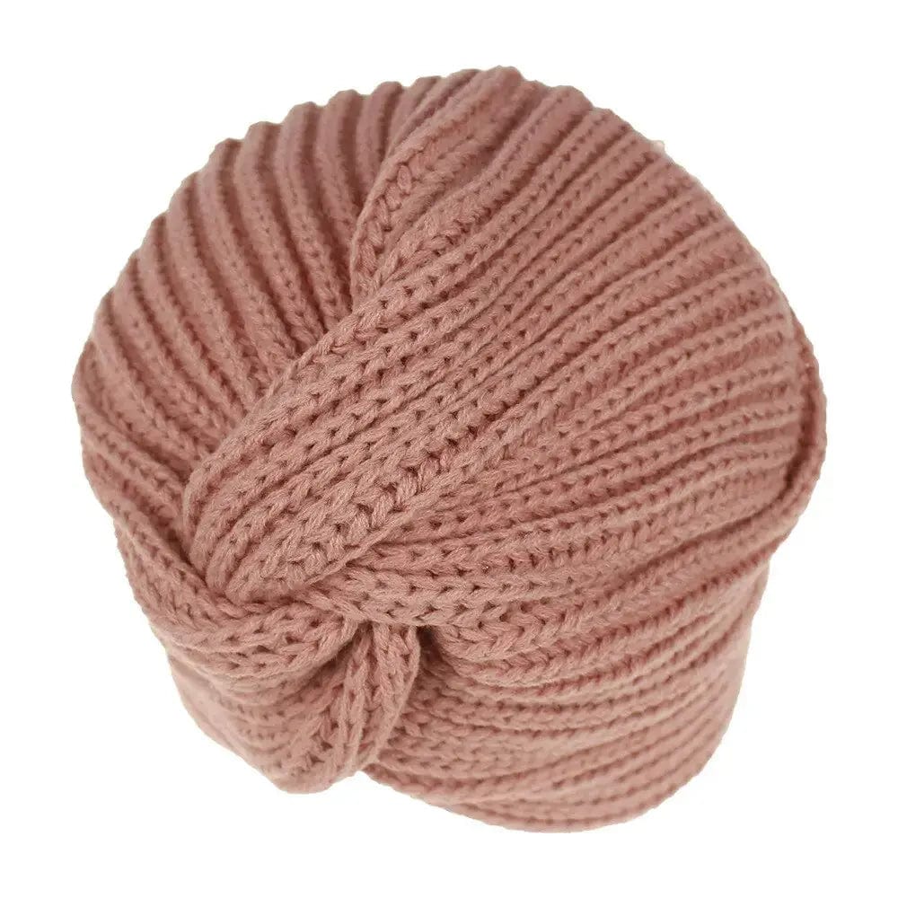 Turban D'hiver Rose - Perruque Femme