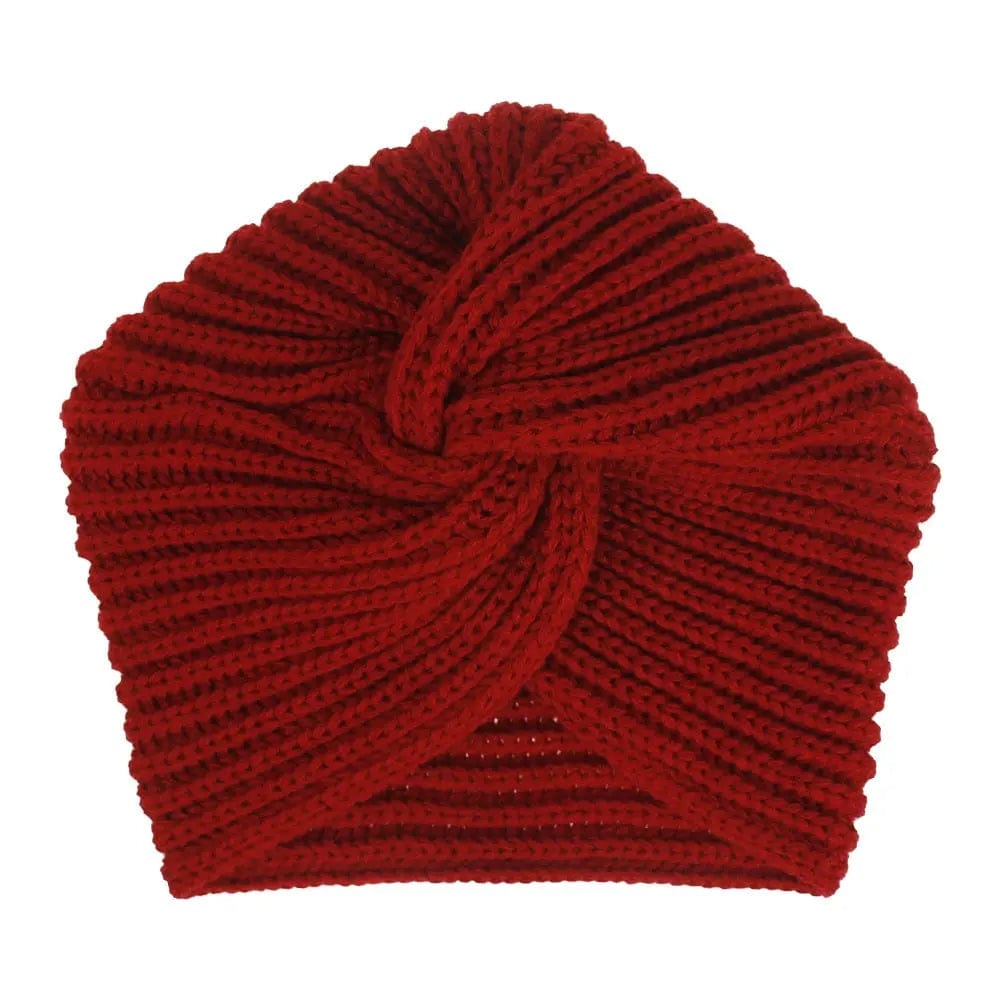 Turban D'hiver Rouge - Perruque Femme