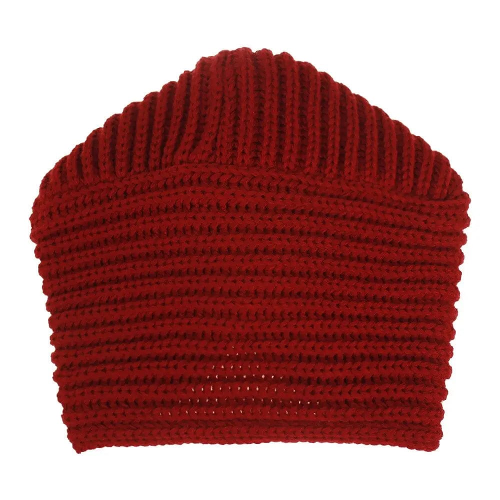 Turban D'hiver Rouge - Perruque Femme
