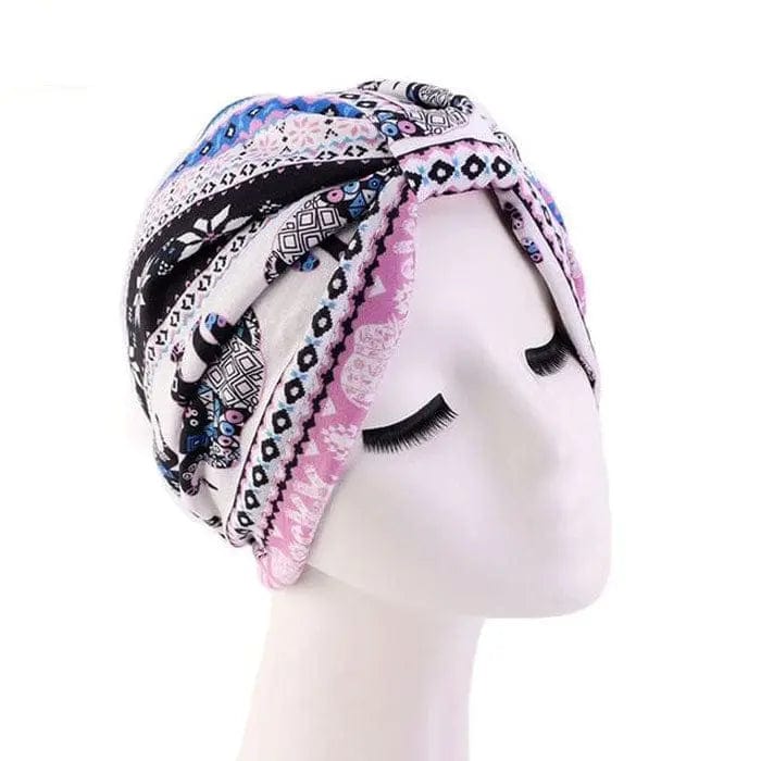 Turban Motif Bohème - Perruque Femme