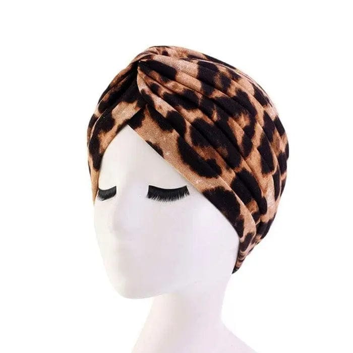 Turban Motif Léopard - Perruque Femme