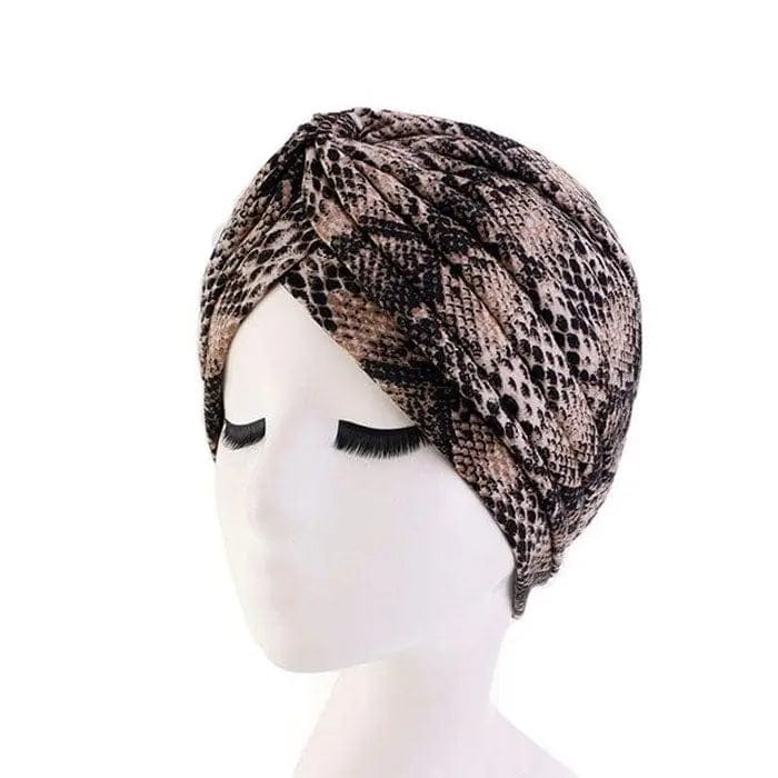 Turban Motif Serpent - Perruque Femme