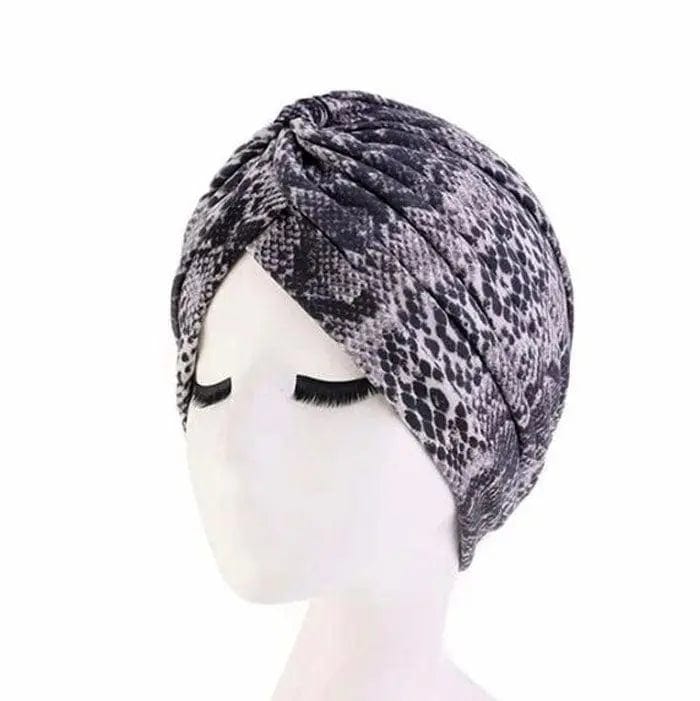 Turban Motif écaille Serpent - Perruque Femme