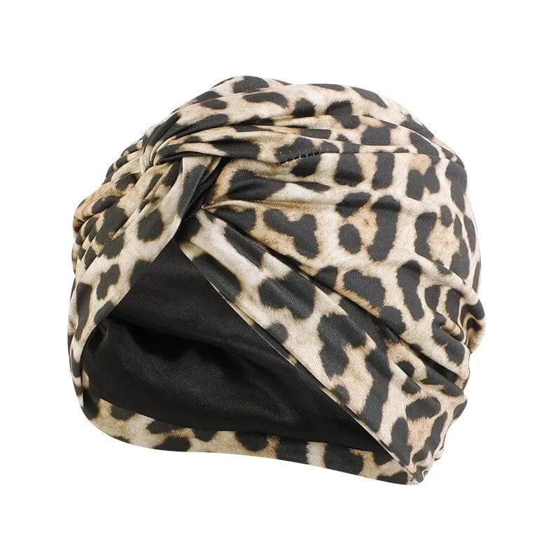 Turban Nœud Léopard - Perruque Femme