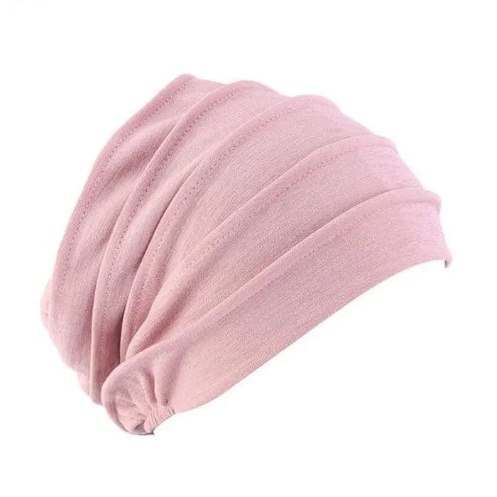 Turban Rose Clair - Perruque Femme