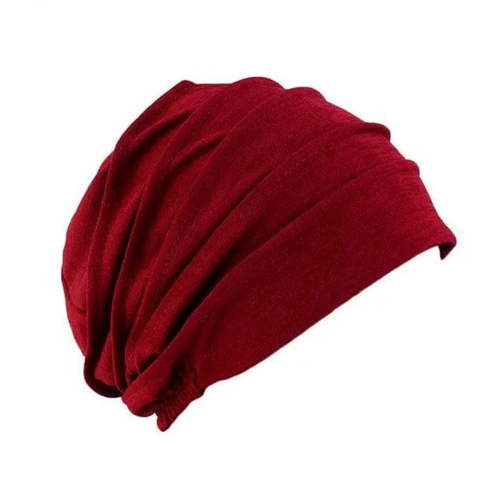 Turban Rouge - Perruque Femme